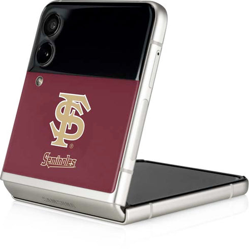 Florida State FSU Seminoles Initials Galaxy Z Flip4 5G Skin
